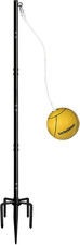 Tetherball Set with Ball & Rope for Outdoor Backyard, Adjustable Tether Ball