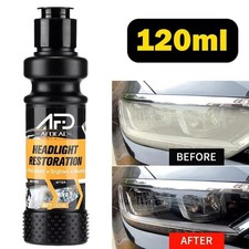 Car Headlight Restoration Kit Headlamp Polish Cleaner Light Lens Restorer Paste