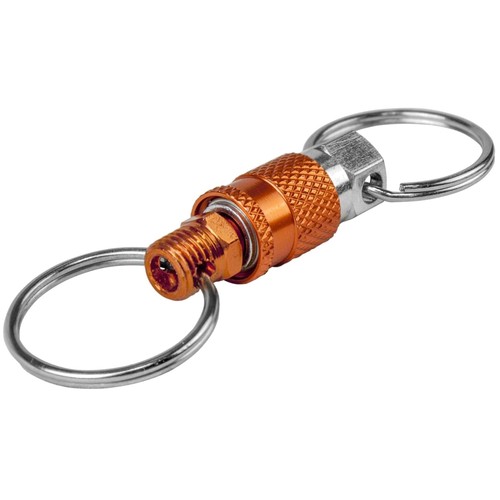 Lightweight aluminum keychain - aluminum,