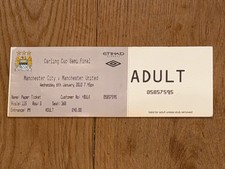 TICKET 2009/10 Man City v