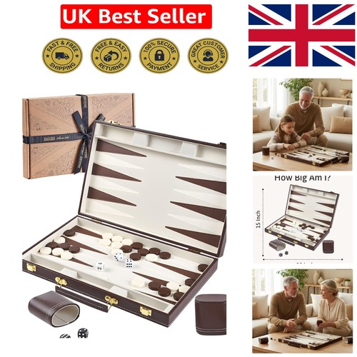 Travel ready backgammon - travel-ready, 15”