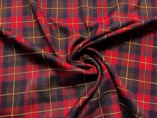 Scottish Tartan Check Fabric