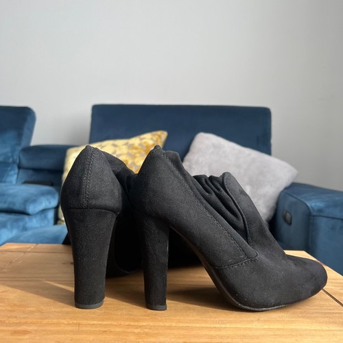 Primark black suede - black, tie