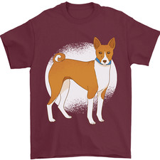 A Basenji Dog Mens T-Shirt 100% Cotton