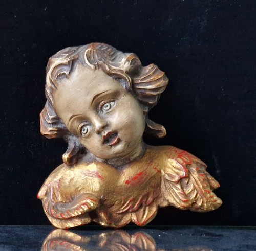 Antique carved polychrome - antique,