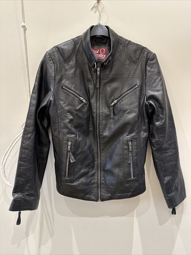 Ladies genuine leather bikers - genuine,