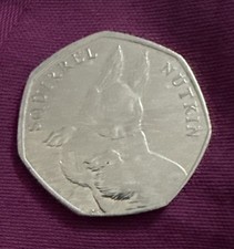 Squirrel Nutkin 50p RARE 2016