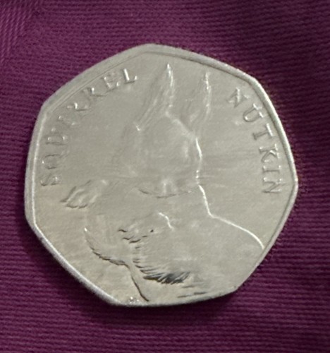 Squirrel nutkin 50p rare 2016 - 50p,