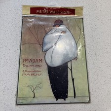 Art Deco Metal Wall Sign