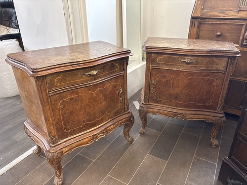 Vintage bedside cabinets - bedside,