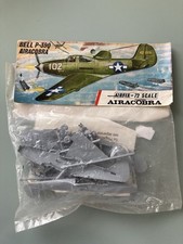 Vintage Airfix Red Stripe Type 3 1/72 Bell P-39 Airacobra #119 Plastic Kit