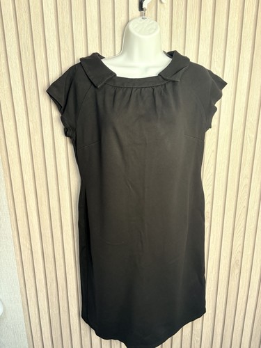 Black shift dress 14 - dress, cap