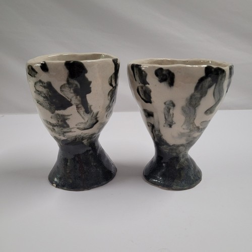Handmade ceramic chalice cups - chalice,