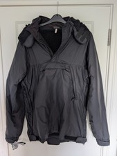 Men's Montane XL Extreme Smock - Black Pile Lined Hooded Smock in used but VCG