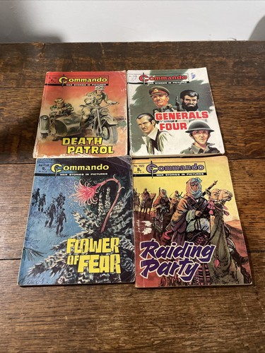 1960s commando books - commando, x