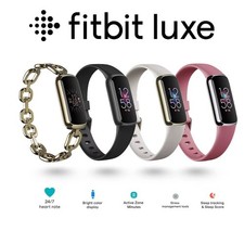 Fitbit Luxe Fitness Tracker AMOLED Screen 24/7 Heart Rate Monitor Sleep SpO2 St