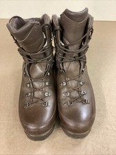 SIZE 12 Large GORETEX BRITISH ARMY ITURRI COLD WET WEATHER BOOTS BROWN Used
