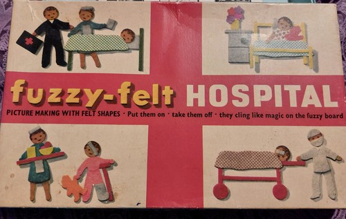 Vintage 1963 fuzzy - fuzzy, felt
