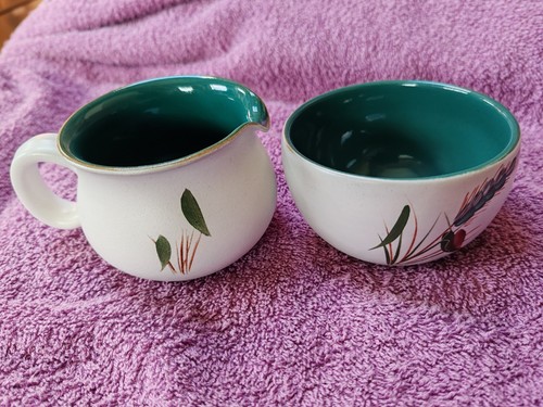 Denby green wheat sugar bowl - green,