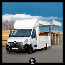 catering conversion low loader box van burger fish and chips promo Renault