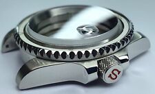 SILVER WATCH CASE WITH KNURLED