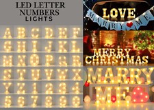 ALPHABET LED LETTER NUMBERS