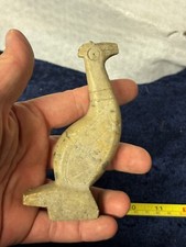 Antique Stone Bird Figure Unusual Design Folklore Art Sculpture Collectable 77