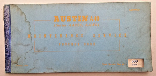 Nos austin a40 maintenance - nos,
