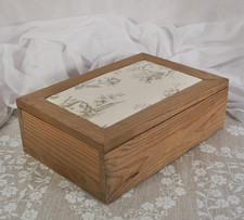 Vintage Wooden Storage Box