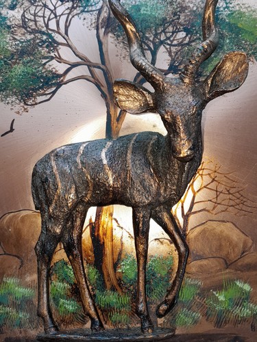 Plaque deer - of,