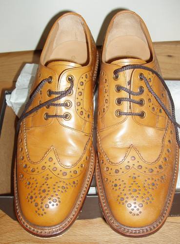 Loake tan shoes - shoes., 9.5