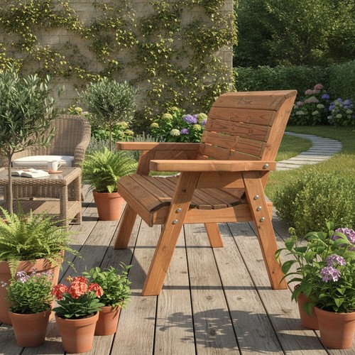 Imperial wooden garden bench - imperial,
