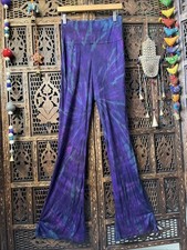 hippie/boho/yoga tie dye Stretchy Yoga Pants Flares  Free Size