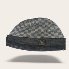LV Beanie Men's Grey