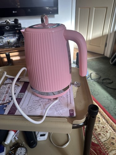 Pink contour kettle litre - pink,