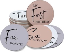 Baby Milestone Cards 0-12