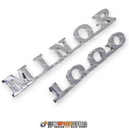 Minor 1000 boot trunk - boot, badge