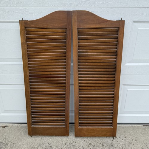Vintage wood saloon swinging - vintage,