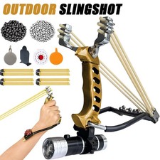 Catapult Powerful Hunting Alloy Slingshot High Velocity Ammo Hunting Xmas Gifts
