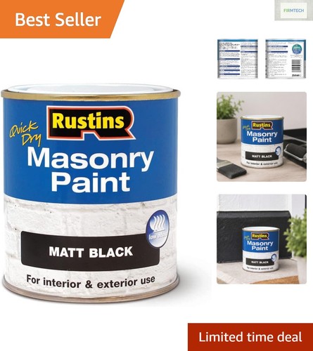 250ml black acrylic masonry - 250ml,