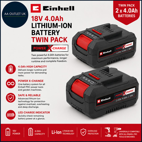Einhell 18v 0ah - 18v, ion