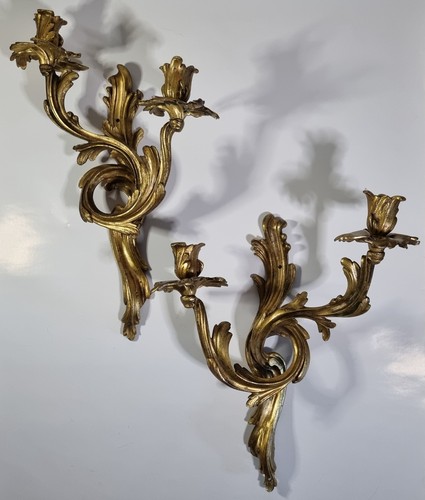 Pair vintage french wall - french,