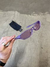 Rare Oakley Fate Lavender Sparkle Sunglasses Y2K Vintage