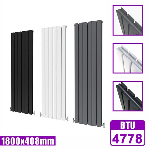 Designer flat panel radiator - flat,