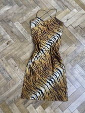 Tiger Pint Midi Dress Topshop