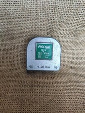 Fisco tape measure 6ft  joiners woodwork builders vintage tool TV Film Prop DIY 