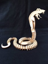 Laser Cut Wooden King Cobra