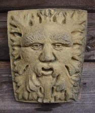 Frosty Green Man wall plaque