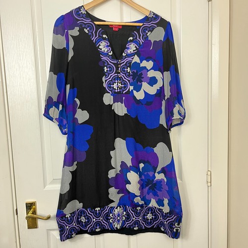 Monsoon silk dress - silk, 12