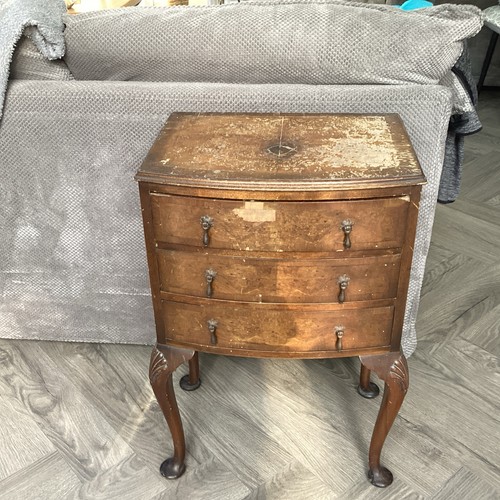 Vintage bedside lamp table - vintage,